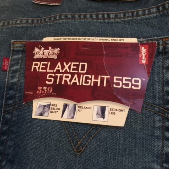 Men's Levi's 559 Relaxed Straight Jean - Picture 4 of 7